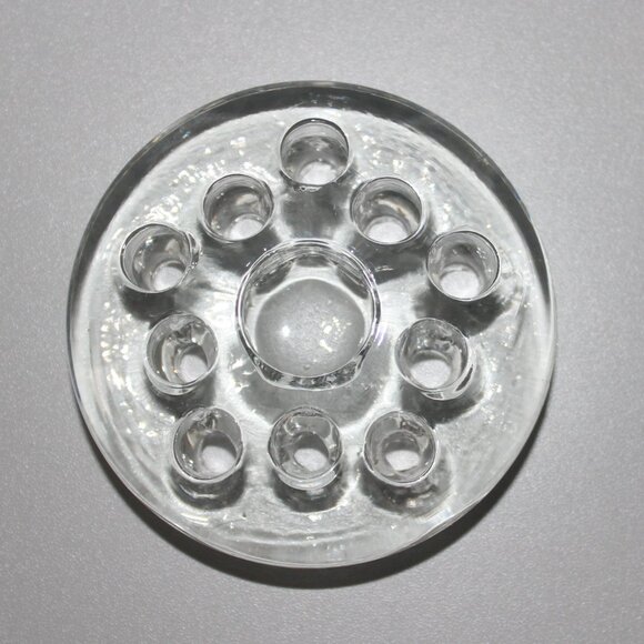 Vintage Glass Flower Frog | Flower Holder | Flower Arrangement - Picture 2 of 4